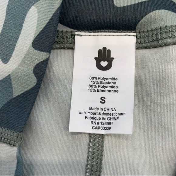 Spiritual Gangster Camo Perfect HW Leggings-S - Picture 9 of 9